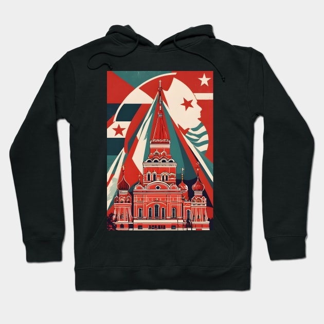 Soviet union Moscow art Hoodie by Spaceboyishere